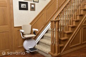 Savaria K2 stairlift in a home