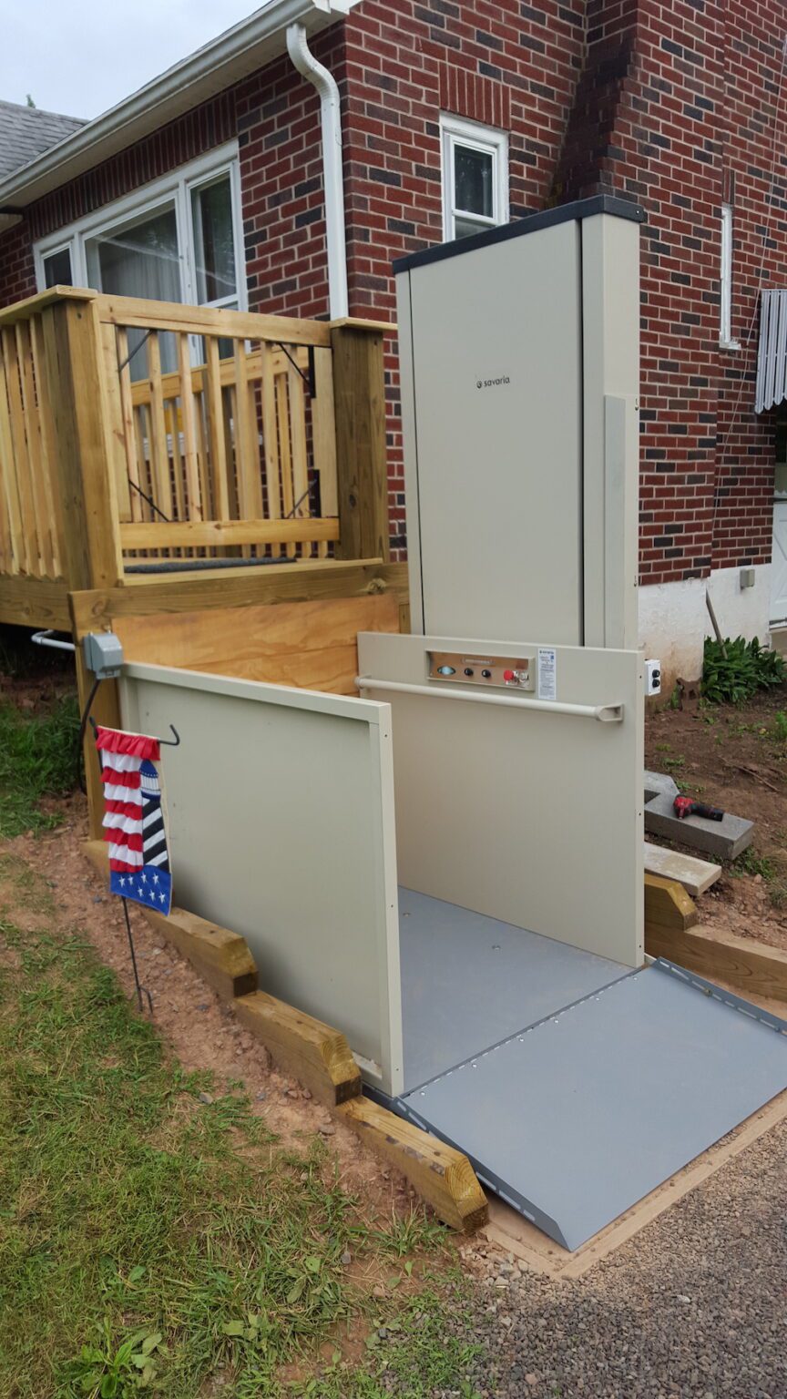 Vertical Platform Lift To Be Donated to a Lehigh Valley Veteran Stair