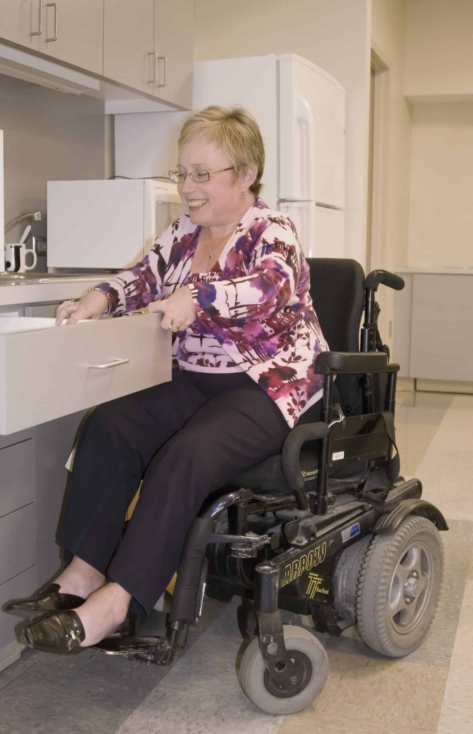 lady in wheelchair